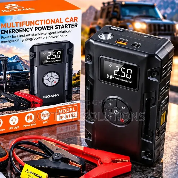 JP S152 8000mAh Car Battery Booster & Tire Inflator - 1