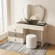Modern Vanity Dressing Table with LED Lights - 2