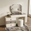 Modern Vanity Dressing Table with LED Lights - 5