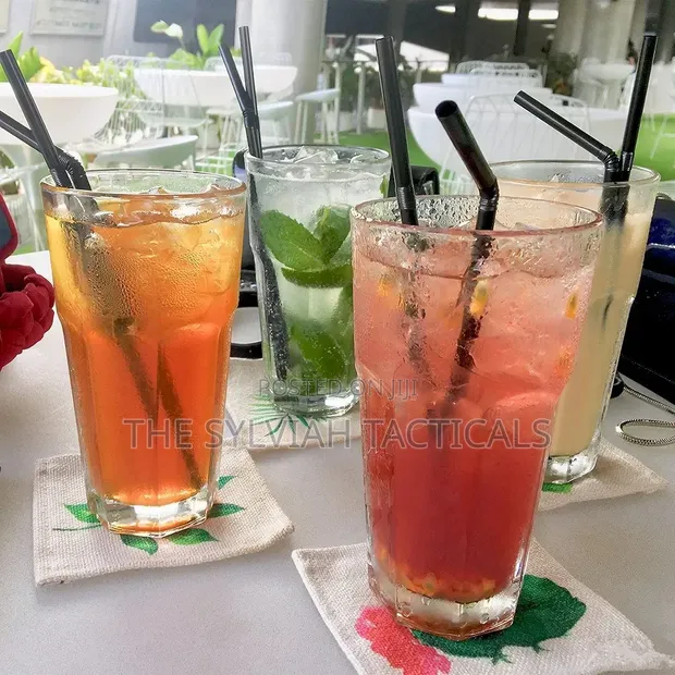 6pcs Unbreakable Clear Tumbler Cups, 300ml Stackable Highball - 1