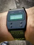 Casio Vintage Digital Watch yenye Vitufe Mbele - 4