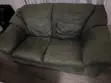 2 Seater Green Leather Loveseat Sofa - 4