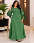 Maxi Long Sleeved Dress - 3