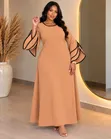 Maxi Long Sleeved Dress - 4
