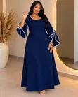 Maxi Long Sleeved Dress - 5