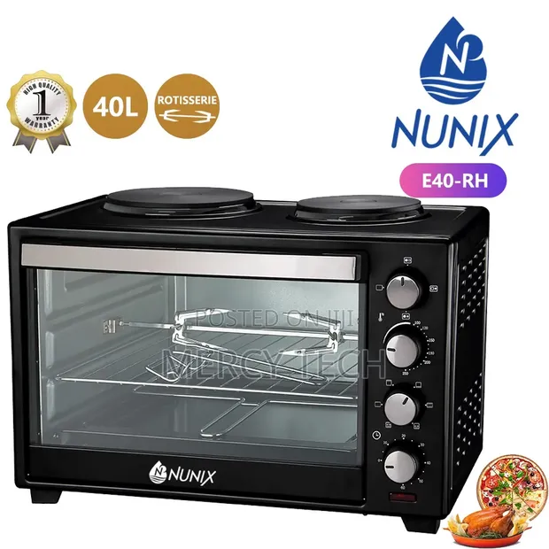 Nunix E40-RH Electric Oven with Hot Plates - 1