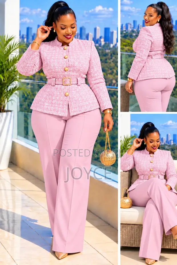 Abc Tweed Coat and Trouser Set - 1