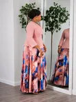 Floral Maxi Dress - Breastfeeding Friendly - 1