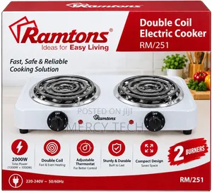 Ramtons RM/251 Double Coil Electric Cooker