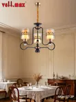 3-Tier Glass Chandelier - 1