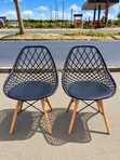Kiti Nyeusi cha Ofisi cha Eames Style - 2