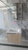 Kabati la Vanity la Bafu Jipya na Kioo - 1