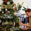 Merry Christmas Letter Hanging Sign - 2