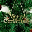 Merry Christmas Letter Hanging Sign - 5