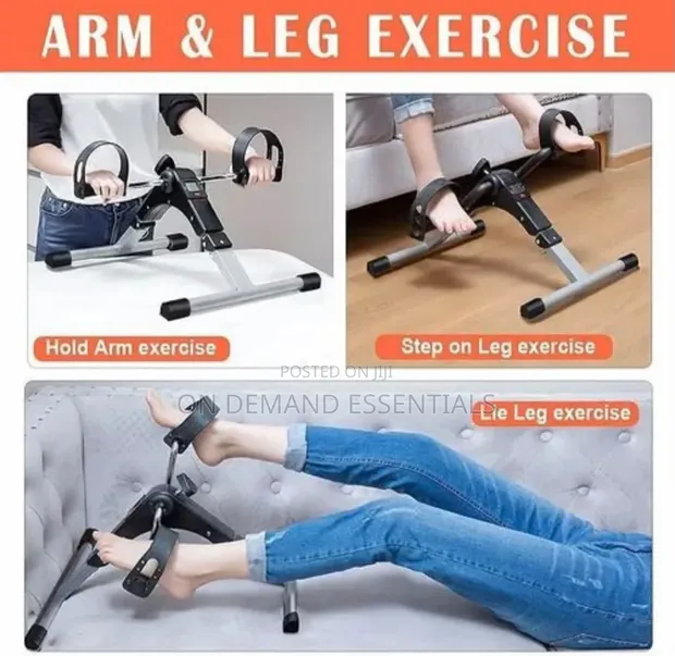 Foldable Arm and Leg Pedal Exerciser Mini Bike - 1