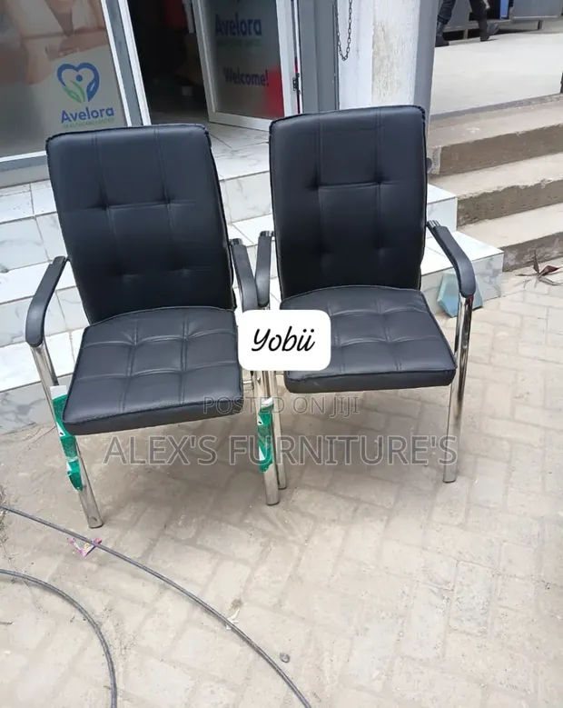 Viti vya Ofisi vya Ngozi / Viti vya Mapokezi vya Kifahari - 1