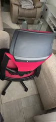 Kiti cha Ofisi cha Dignity Furniture Ergonomic - Chekundu/Cheusi - 3