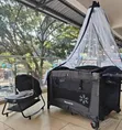 4-in-1 Multifunctional Co-Sleeper & Playpen Travel Cot - 2