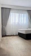 Pazia za Cream na Sheers zenye Hoki - 2