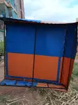 2m x 2m Polycotton Canopy Tent with Metallic Frame - 3