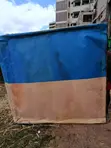 2m x 2m Polycotton Canopy Tent with Metallic Frame - 4