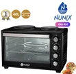 Nunix 40L Oven ya Rotisserie ya Umeme na Hot Plate Mbili - 1