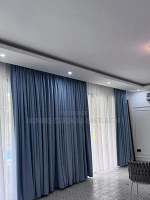 High Quality Light Blue Curtains and Sheers