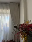 High Quality Cream & Pink Curtains and Sheers - 2