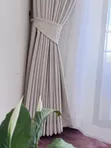 High Quality Cream & Pink Curtains and Sheers - 3