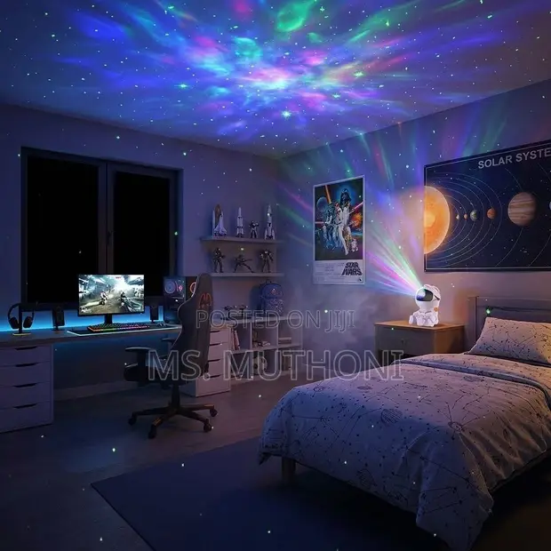 Projector ya Cosmic Astronaut ya Mapambo - 1