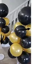 Black Gold Balloons - 2