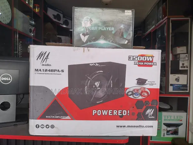 MA Audio 3500W 12" Powered Subwoofer - 1