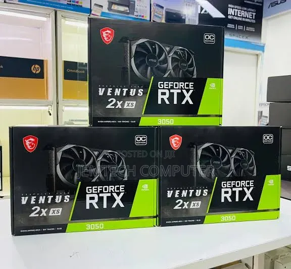 MSI GeForce RTX 3050 Ventus 2X 6GB GDDR6 Graphics Card - 1