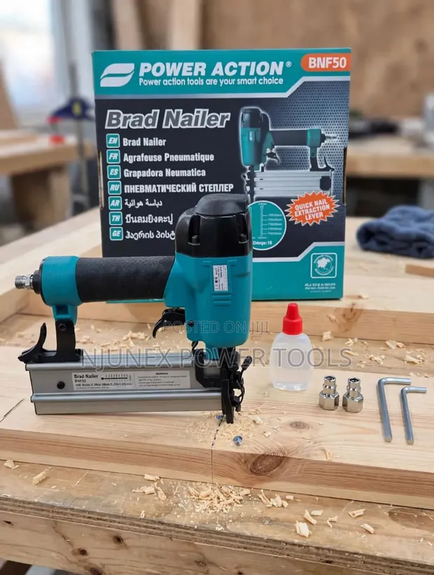 Power Action BNF50 Pneumatic Brad Nailer - 1