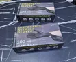 Premium Black Nitrile Gloves - 100pcs/Box, Powder-Free, Latex-Free - 1