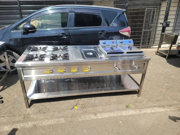 Commercial Combined Cooker - Stainless Steel - 1