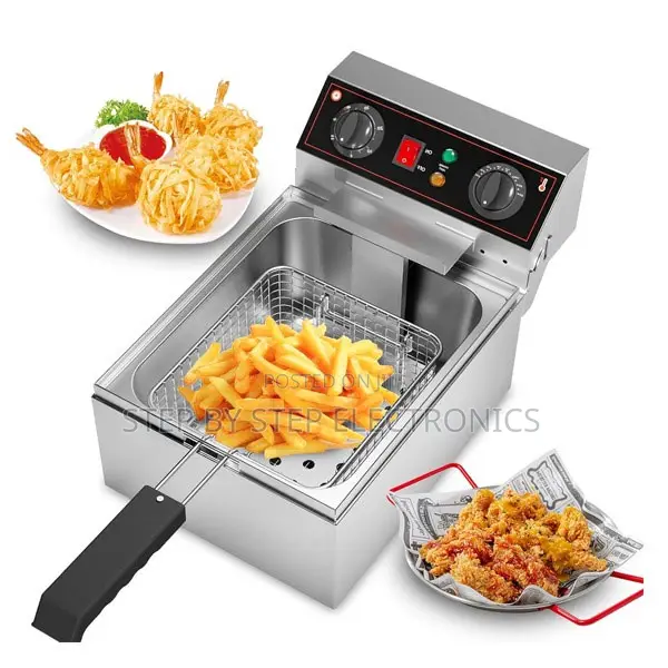 New Electric Deep Fryer - 4L/6L/10L Single Tank - 1