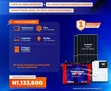 1.5kVA Hybrid Inverter with 200Ah Tubular Battery & 2x590W Solar Panels - 1