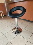 Swivel Adjustable Height Counter Stool - Black - 3