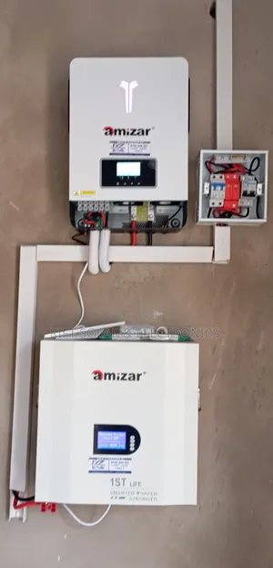 Amizar 3.2kVA Hybrid Inverter with 2.56kWh Lithium Battery (24V)