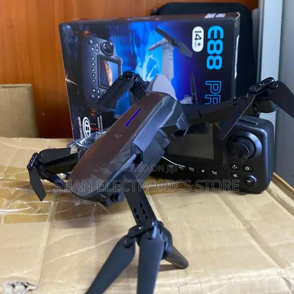 E99 Mini Foldable Drone with HD Cameras and Carry Case - 1