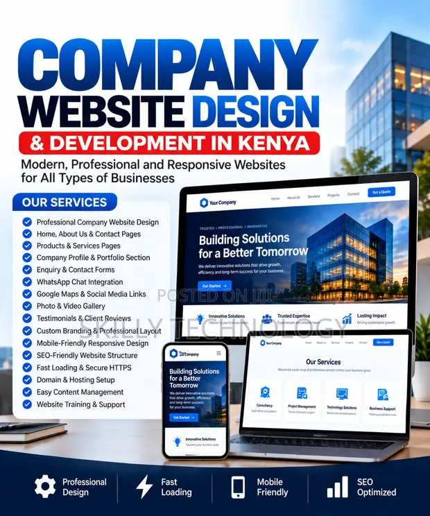 Company Website Design & Development in Kenya - 1