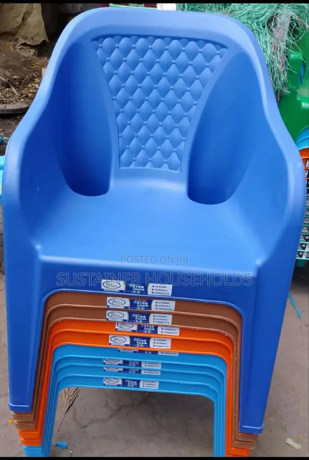 Kenstar Wide Plastic Chairs - 1