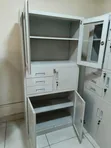 Boss Office Products Steel File Cabinet with Lockable Glass Doors & Drawers - 1