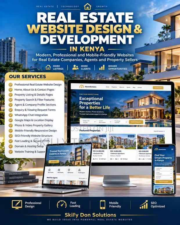 Professional Real Estate & Property Website Design Kenya - 1