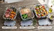 Airtight Glass Food Storage Containers (1040/1520ml) - 2