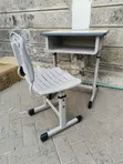 Adjustable Height Kids Study Desk & Chair Set - 1