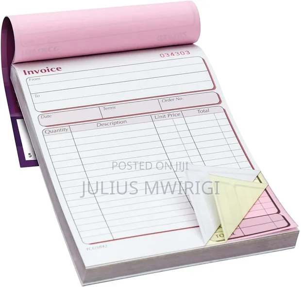 Carbonated Invoices and Receipts Books - 1