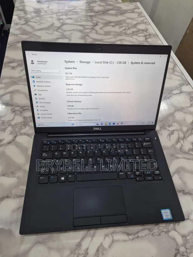 Dell Latitude 7390 Laptop - Intel Core i5, 8GB RAM, 256GB SSD - 1