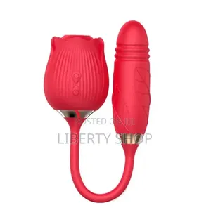 Double Stimulation Rose Toy Vibrator - Kazi Mbili